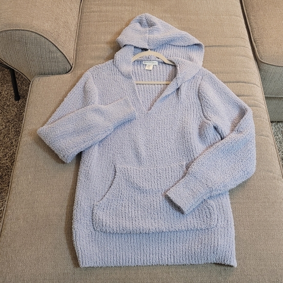cupcakes & cashmere Tops - Cupcakes and Cashmere Baby Blue Longsleeve Soft Pullover Hoodie Size XS